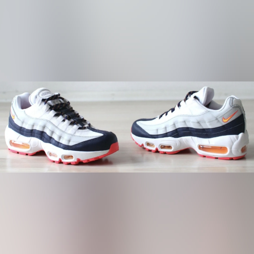Nike Air Max 95 Running Shoes Blue Gray White Women’s Size 6.5